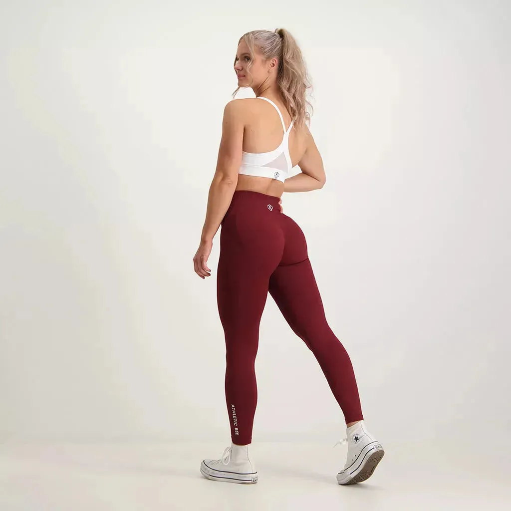 AB Scrunch Legging Bordeaux