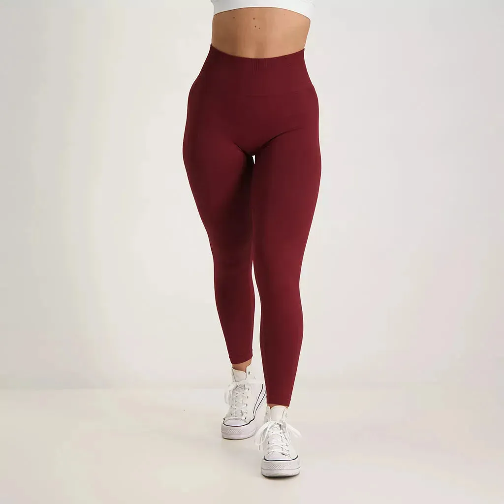 AB Scrunch Legging Bordeaux