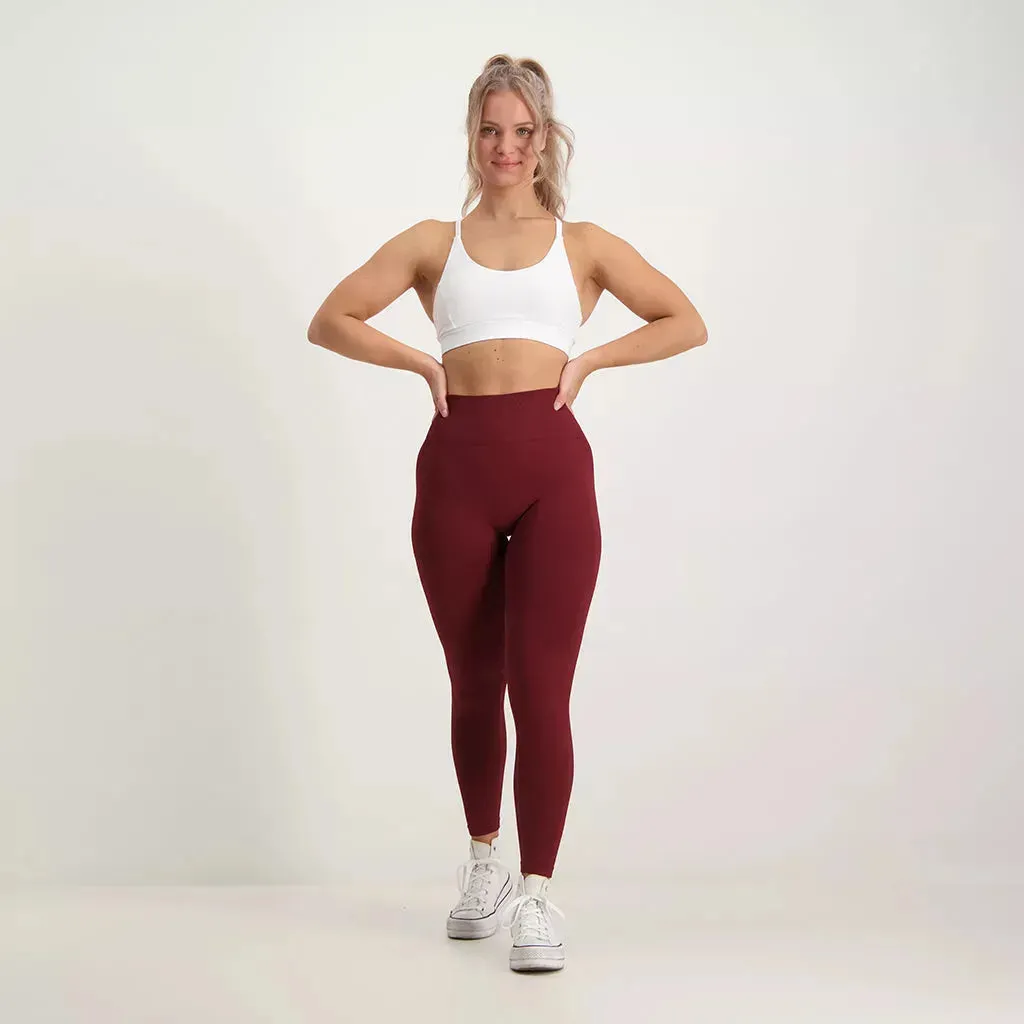 AB Scrunch Legging Bordeaux