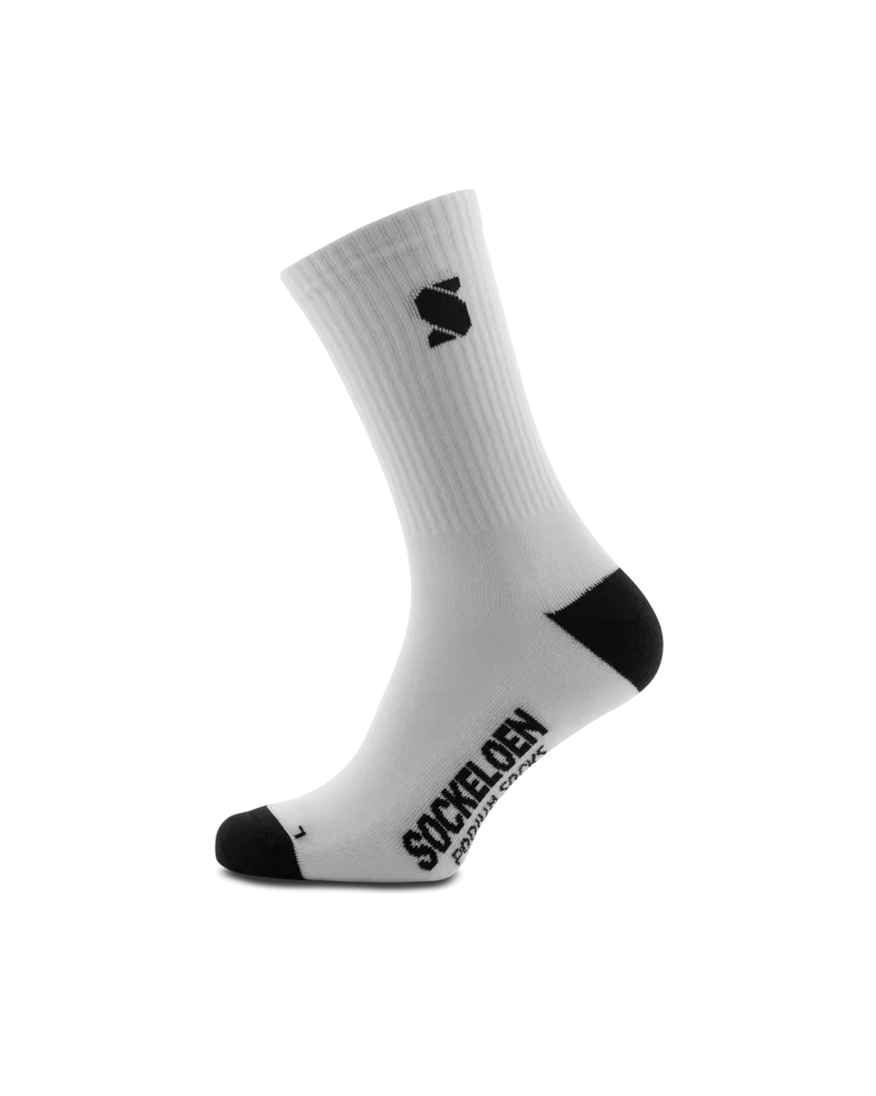 Aero Socks All White   Podium Casual Socks White