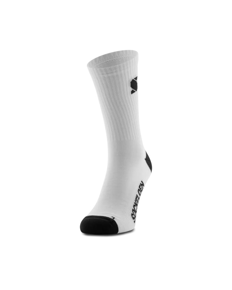 Aero Socks All White   Podium Casual Socks White