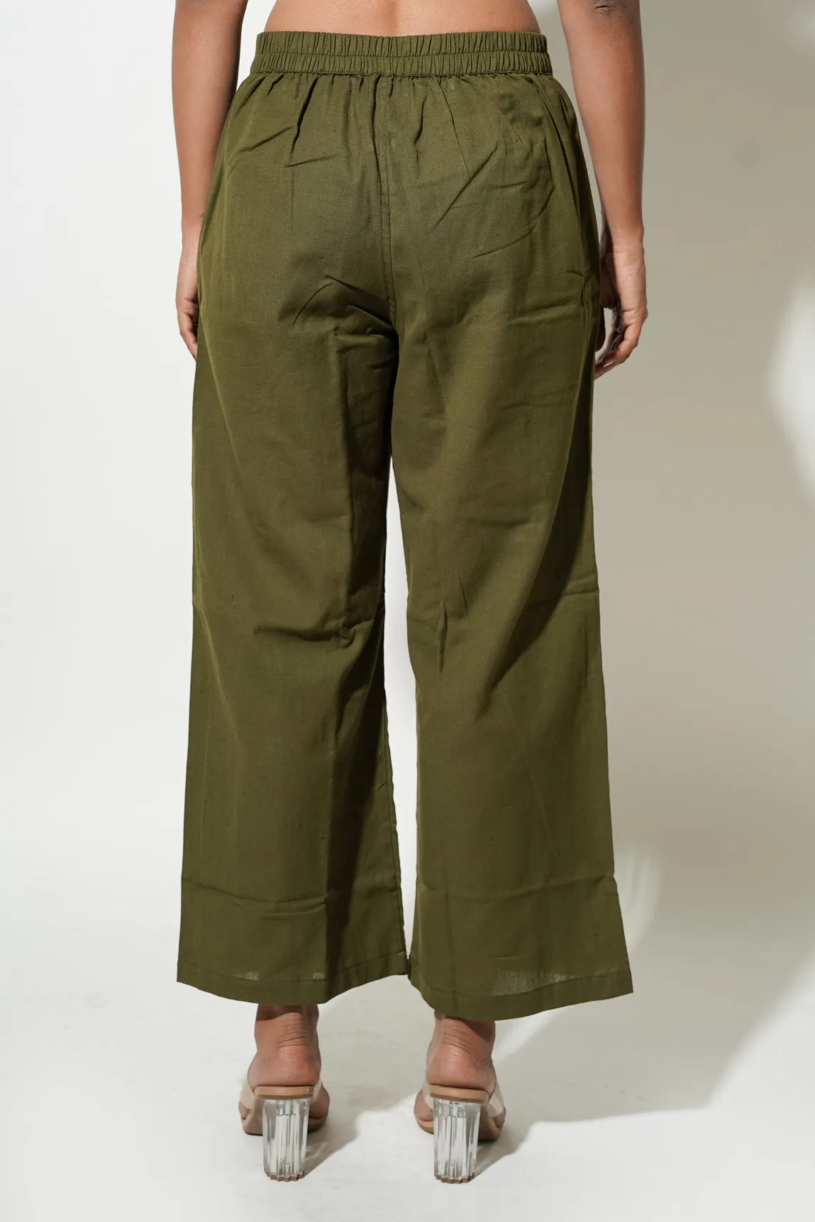 Army Green Women's Trousers