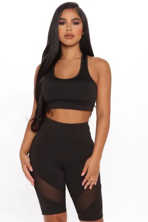 Bae's At The Gym Active Sports Bra - Black