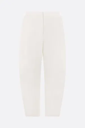 baggy-fit cotton trousers