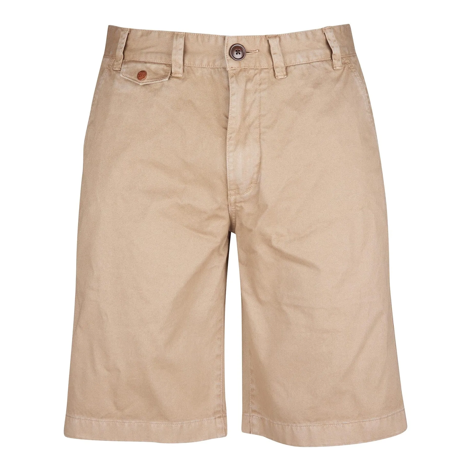 Barbour Neuston Twill Mens Shorts - Stone