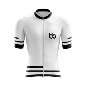 Bicycle Booth Outline (White) Aero Jerseys