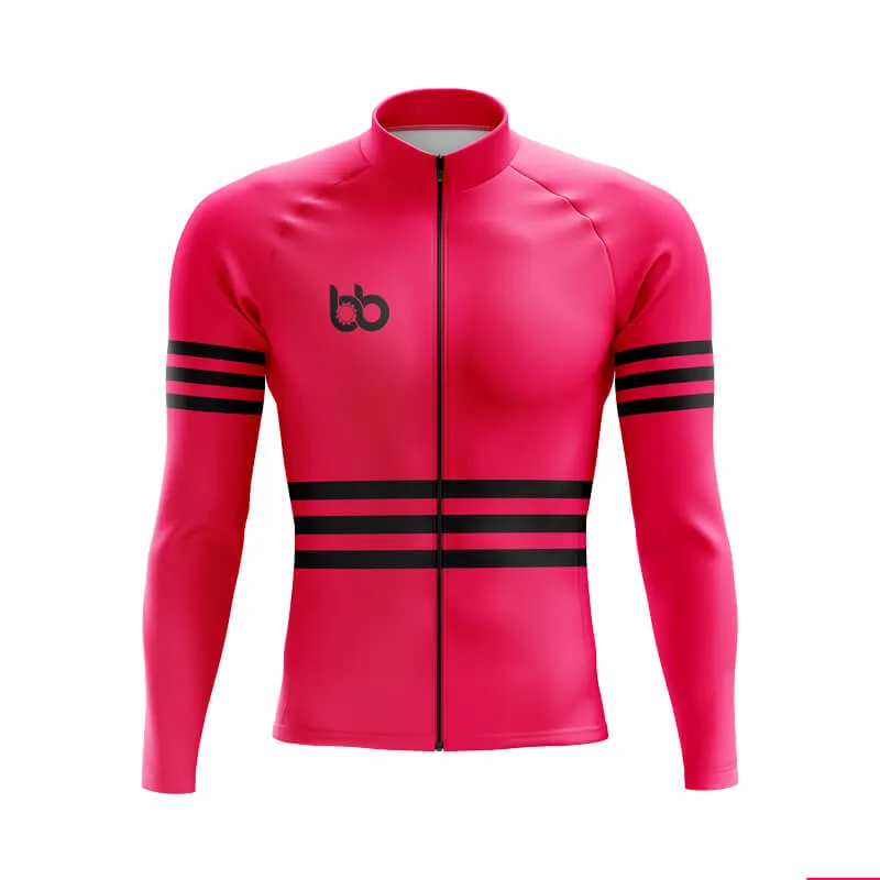 Bicycle Booth Stripes (Pink) Aero Jerseys