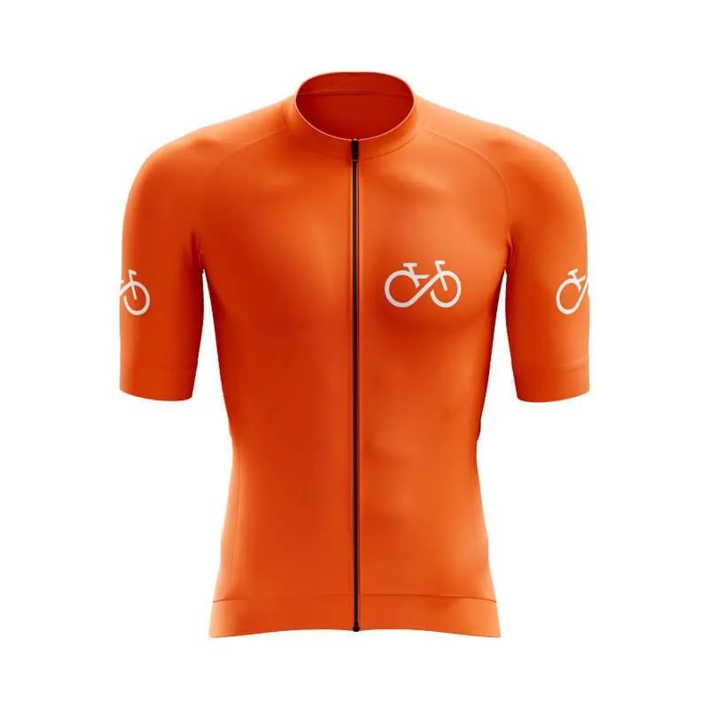 Bike Forever 2.0 Aero Shortsleeve Jersey (Orange) [CLEARANCE]