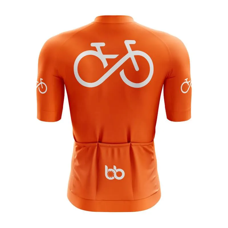 Bike Forever 2.0 Aero Shortsleeve Jersey (Orange) [CLEARANCE]