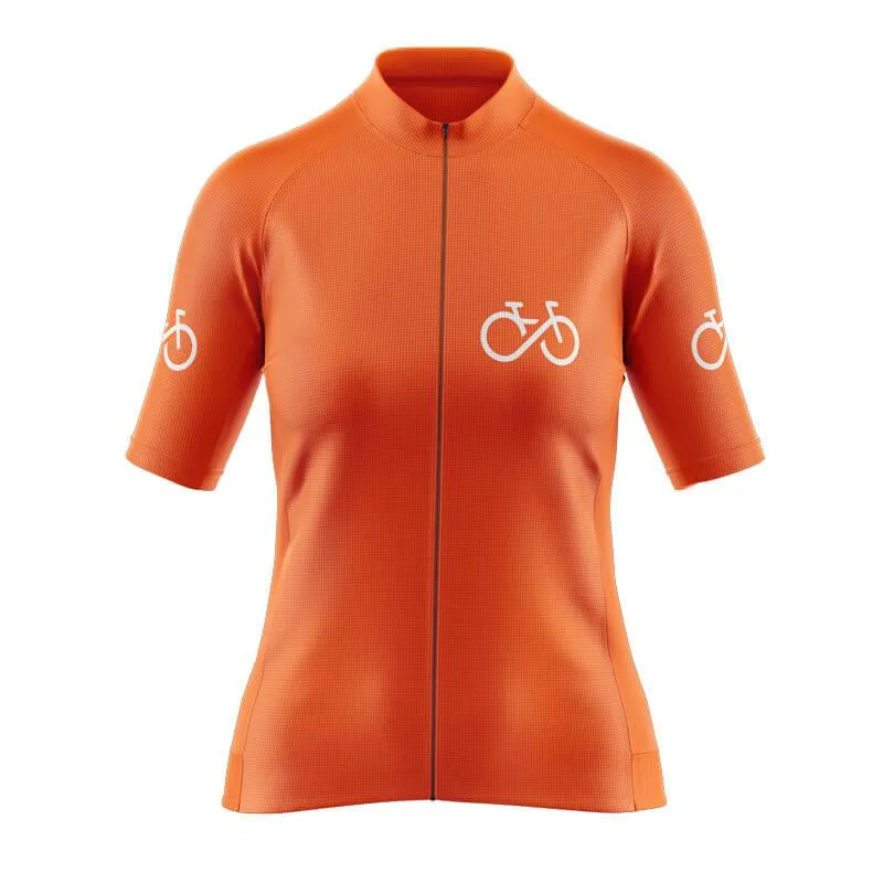 Bike Forever 2.0 Aero Shortsleeve Jersey (Orange) [CLEARANCE]