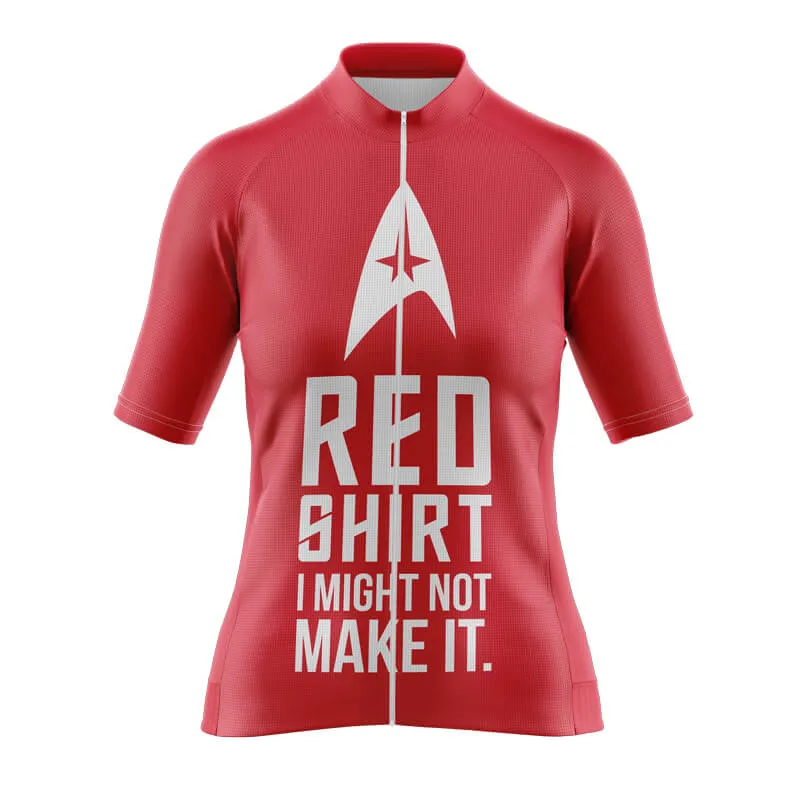 Bike Trek Red Shirt (V1) Aero Shortsleeve Jersey [CLEARANCE]