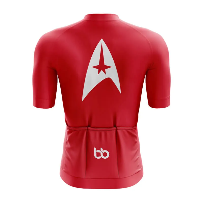 Bike Trek Red Shirt (V1) Aero Shortsleeve Jersey [CLEARANCE]