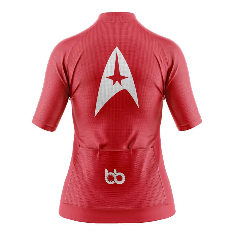 Bike Trek Red Shirt (V1) Aero Shortsleeve Jersey [CLEARANCE]