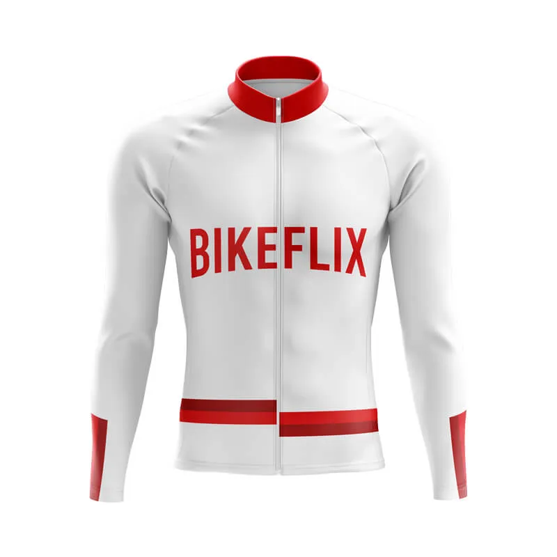 Bikeflix Aero Jerseys (V1) (White)