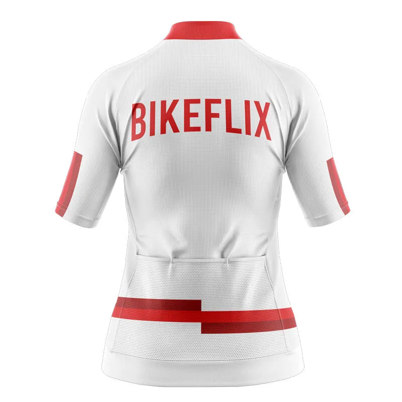 Bikeflix Aero Jerseys (V1) (White)