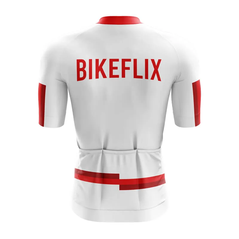 Bikeflix Aero Jerseys (V1) (White)