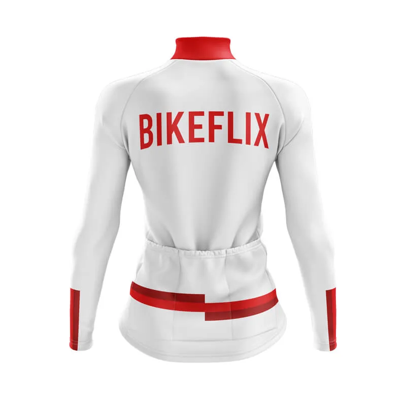 Bikeflix Aero Jerseys (V1) (White)