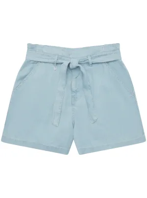 Blue Tencel Indi Shorts (2-7)