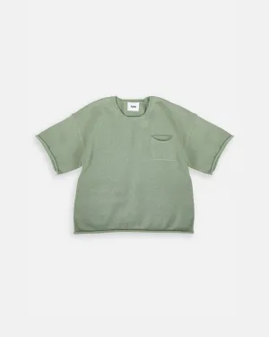 Boxy Cotton Tee Pocket