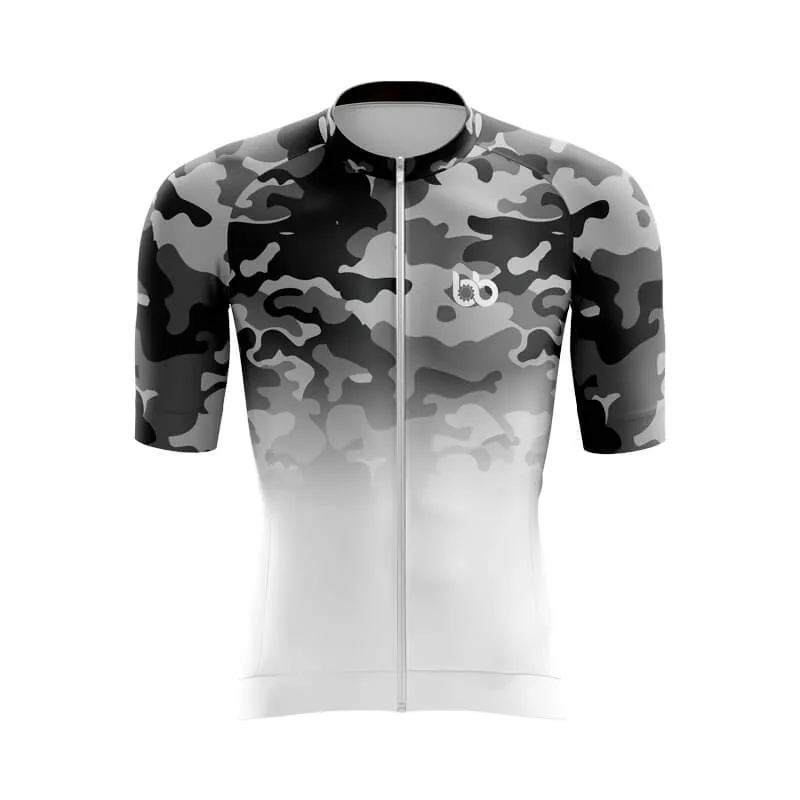 Camouflage Neck Aero Jerseys (V3) (Grey-White)