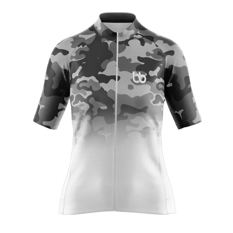 Camouflage Neck Aero Jerseys (V3) (Grey-White)