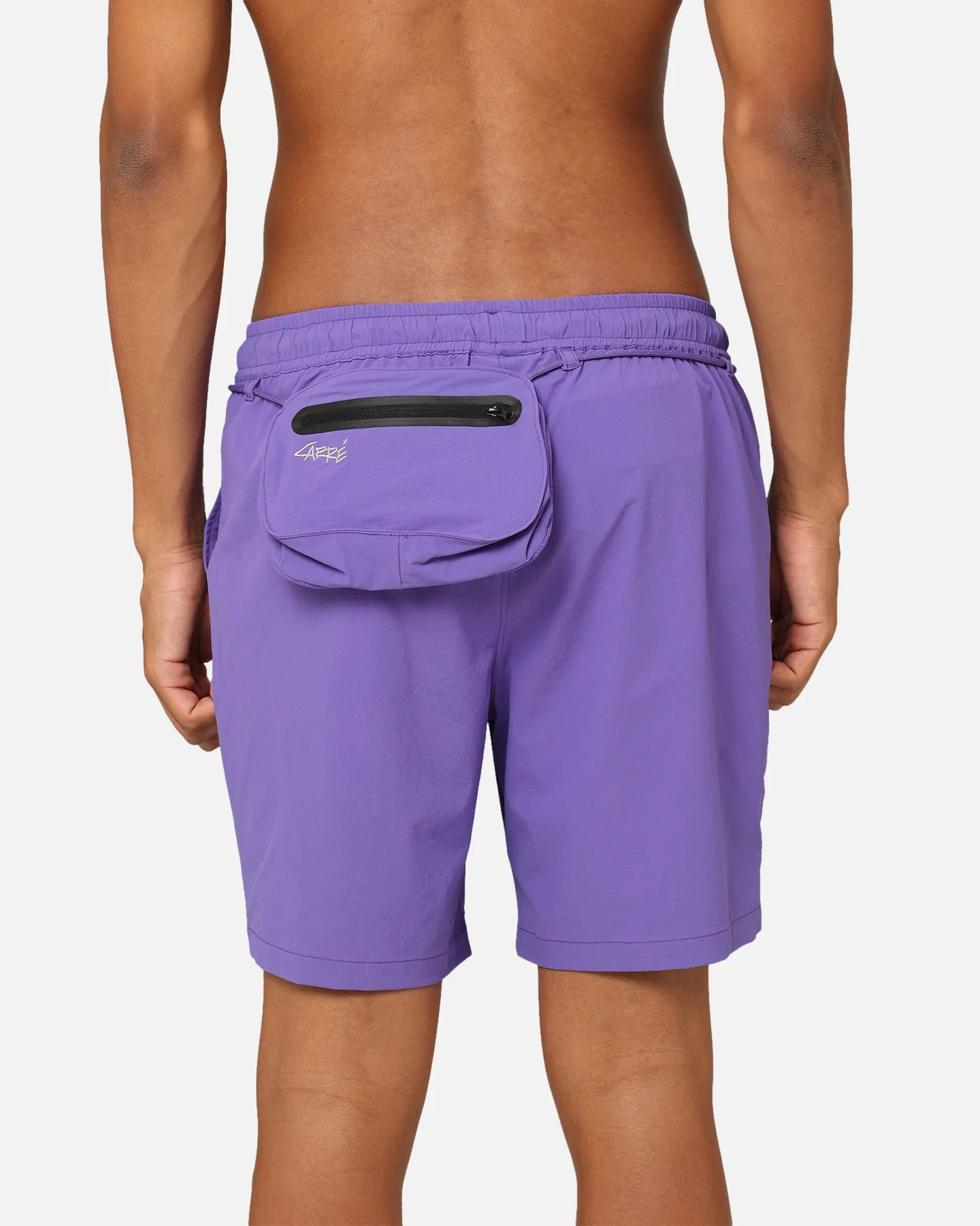 Carre Pace Nylon Shorts Purple