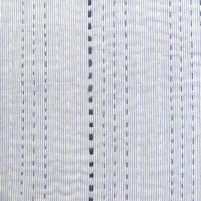 Charcoal Pinstripe quilt