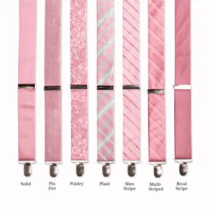 Classic Adjustable Suspenders - Rose