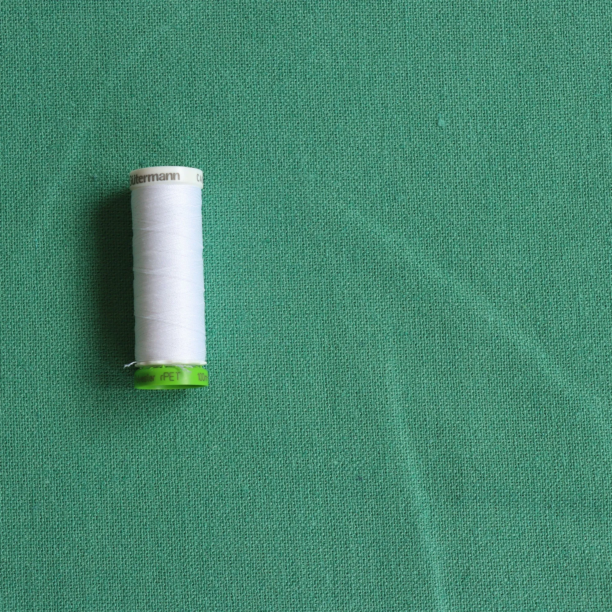 Cotton Linen Blend - Sea Urchin Green