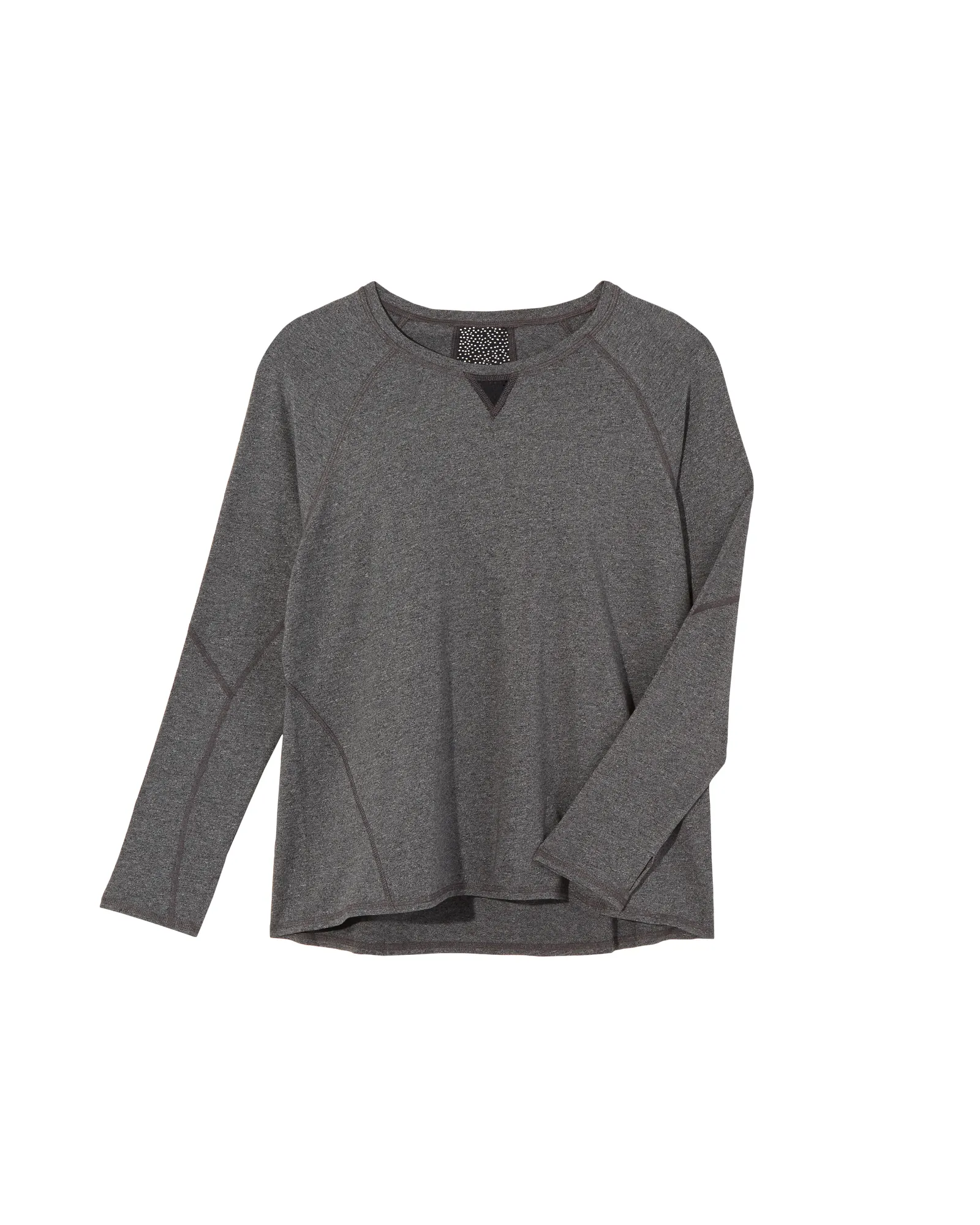 Dahlia Long Sleeve Tee | Charcoal Grey