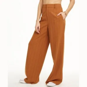 Danielle Bernstein Pinstripe Trouser Pants