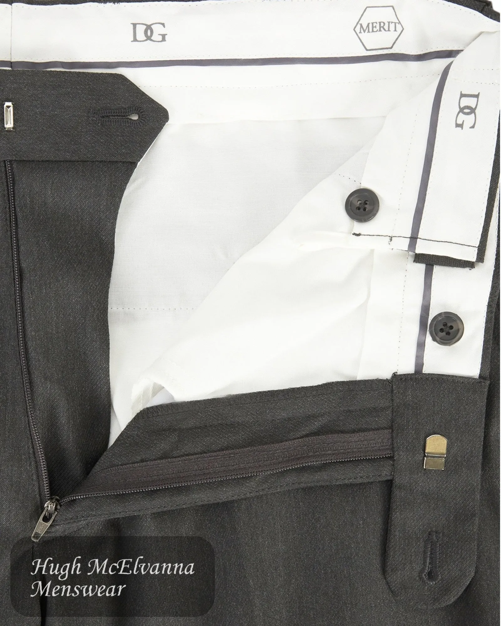 DGs Merit CHARCOAL Stretch Trouser 71686/08