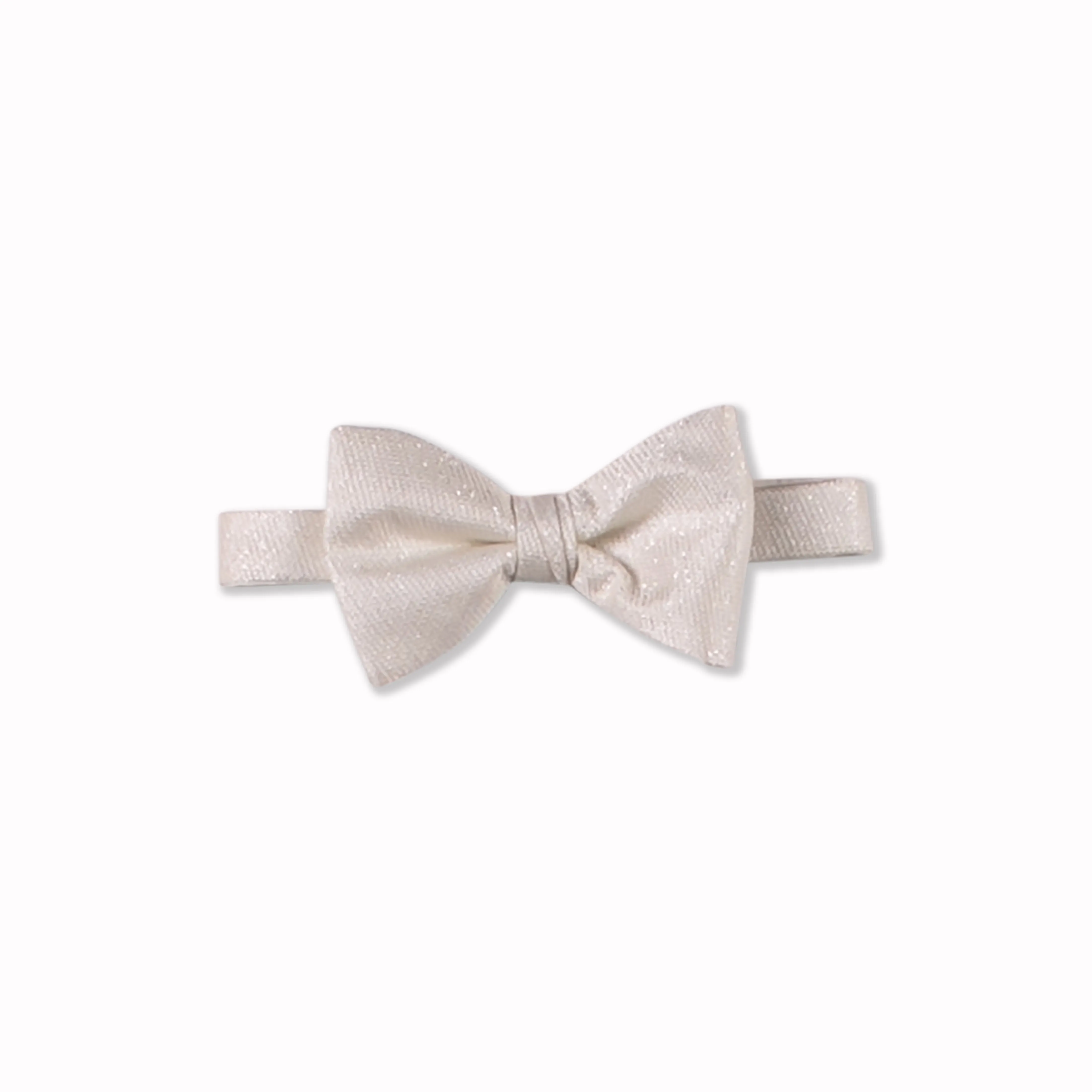 Glitter Bow Tie - Electrum