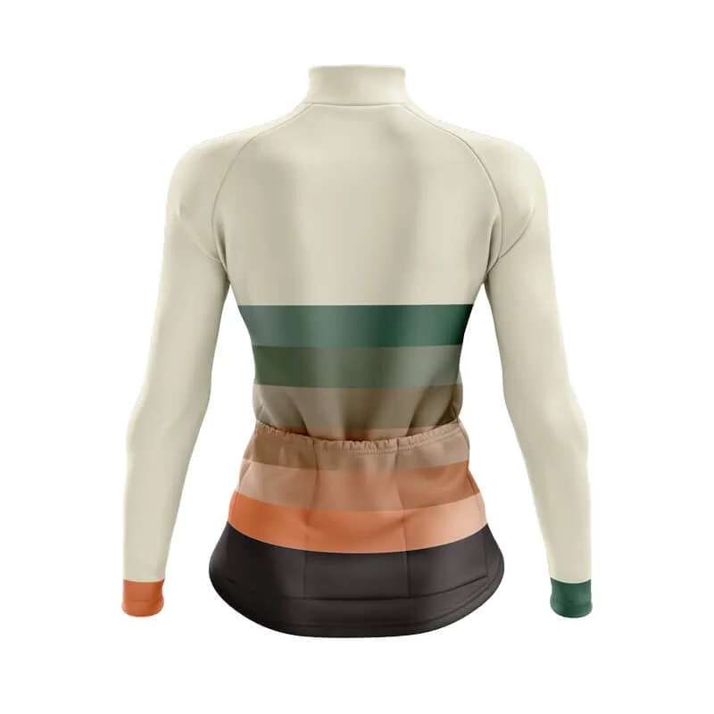 Gradient Frequency Aero jerseys (Beige-Green-Orange)