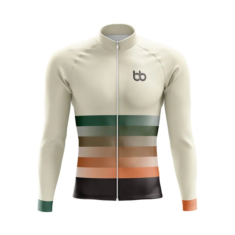 Gradient Frequency Aero jerseys (Beige-Green-Orange)