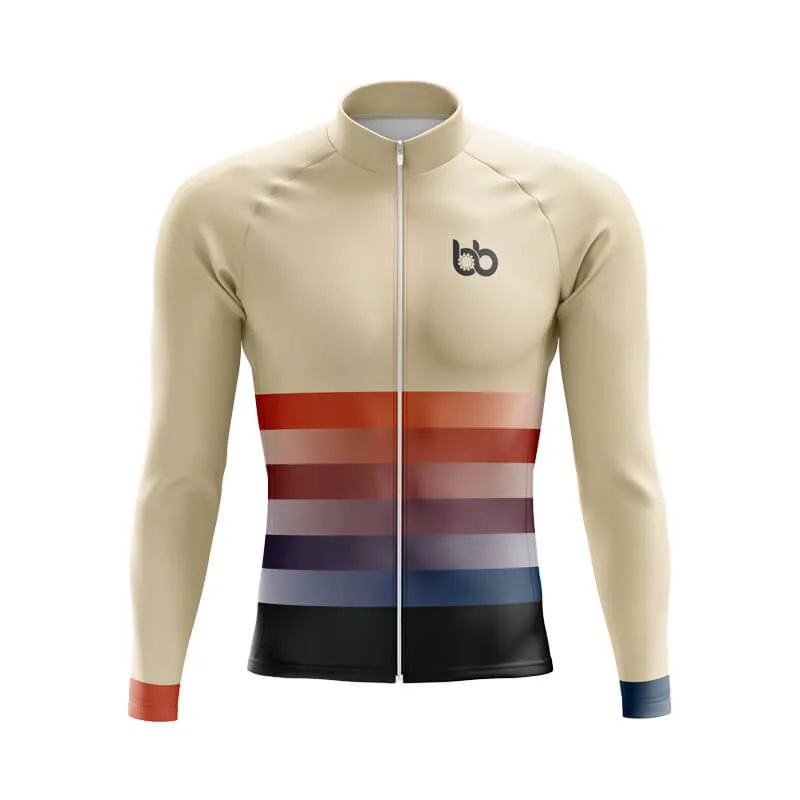 Gradient Frequency Aero jerseys (Beige-Orange-Blue)