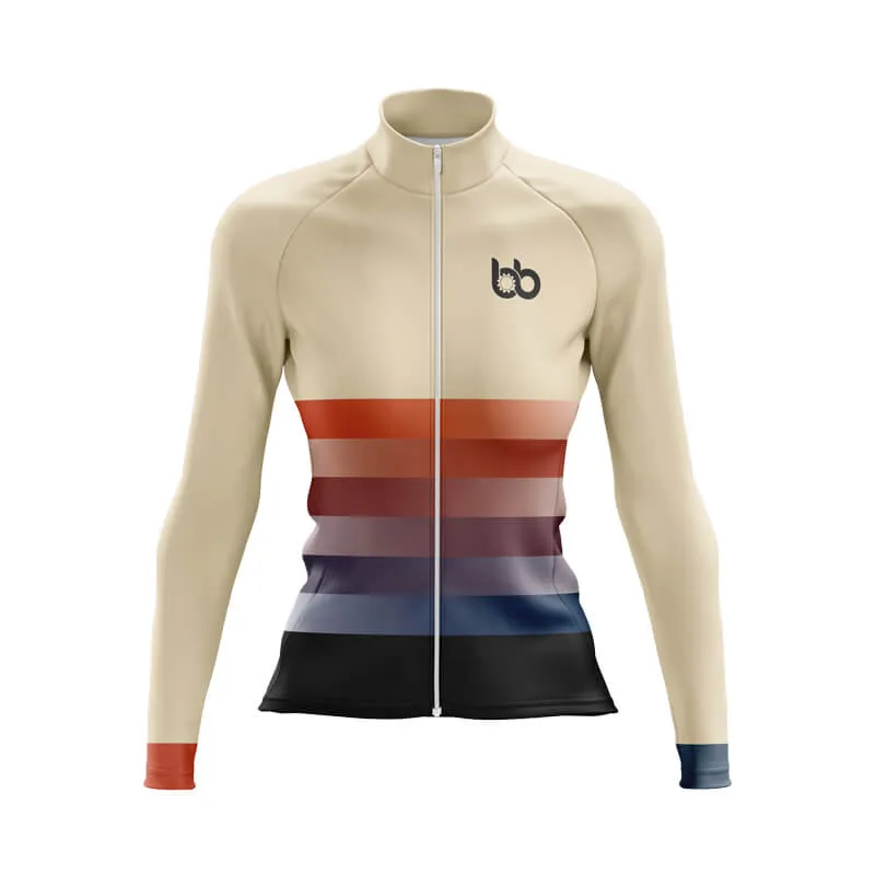 Gradient Frequency Aero jerseys (Beige-Orange-Blue)