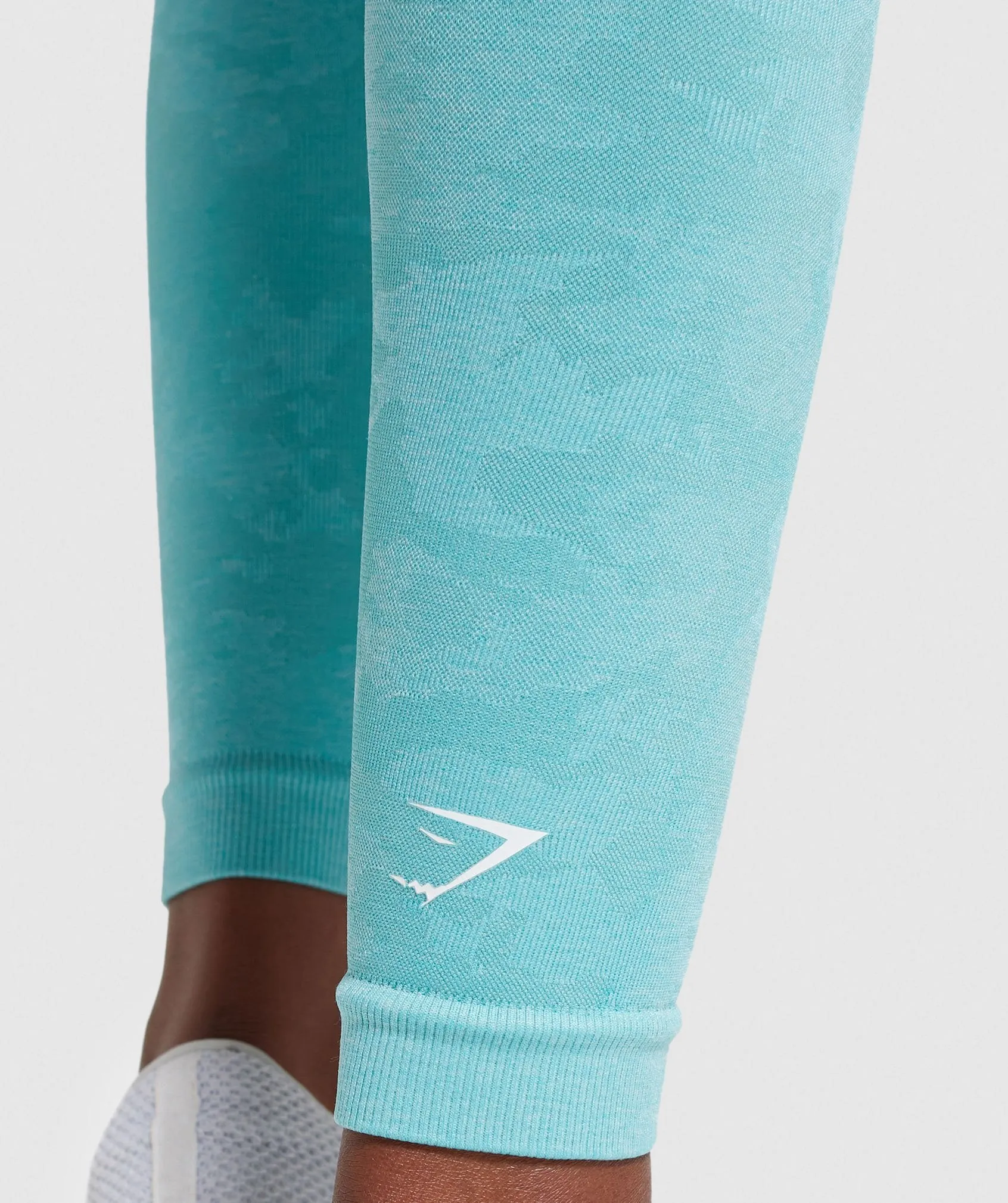 Gymshark Camo Seamless Leggings - Light Green