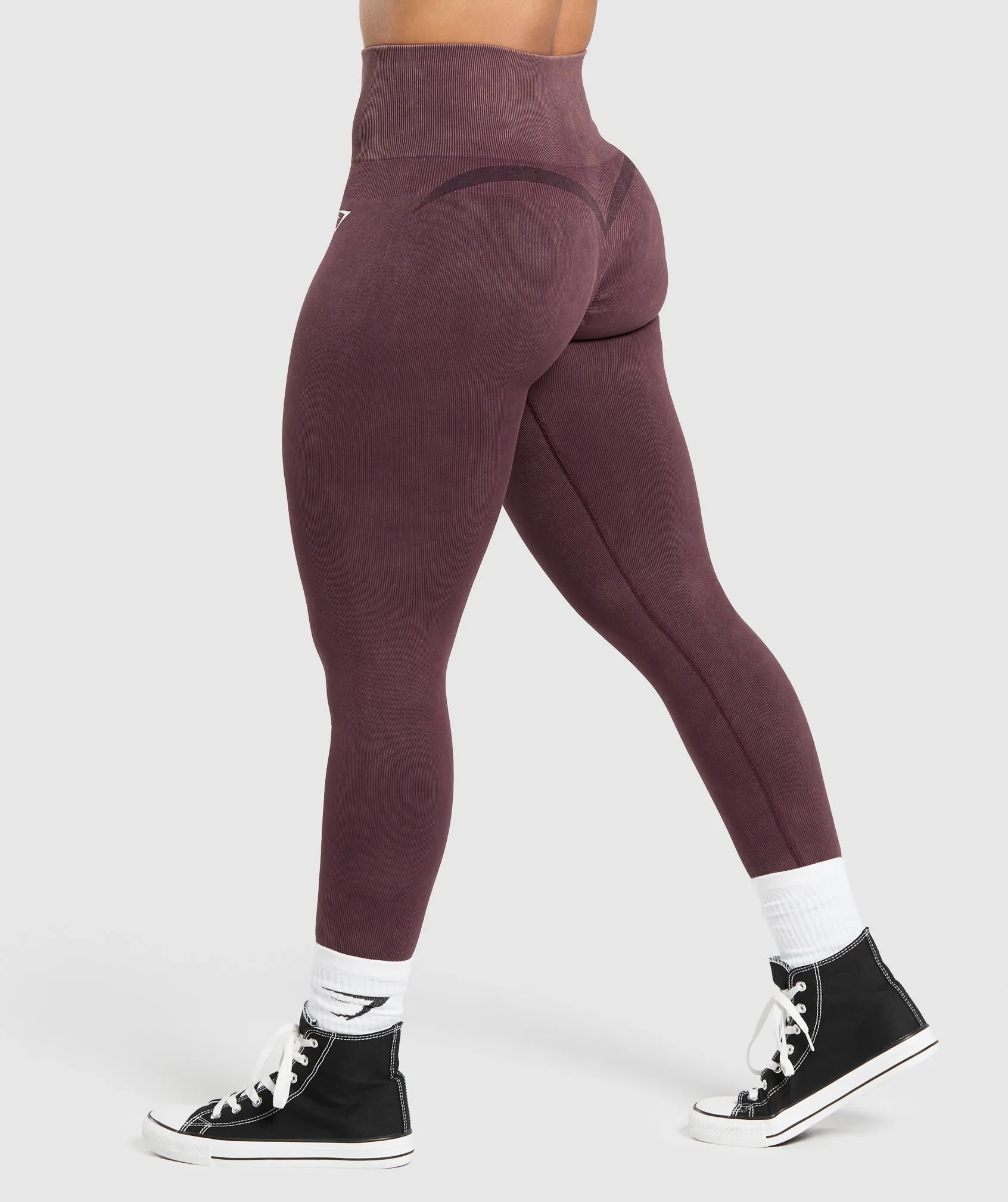 Gymshark Gains Seamless Leggings - Depth Purple