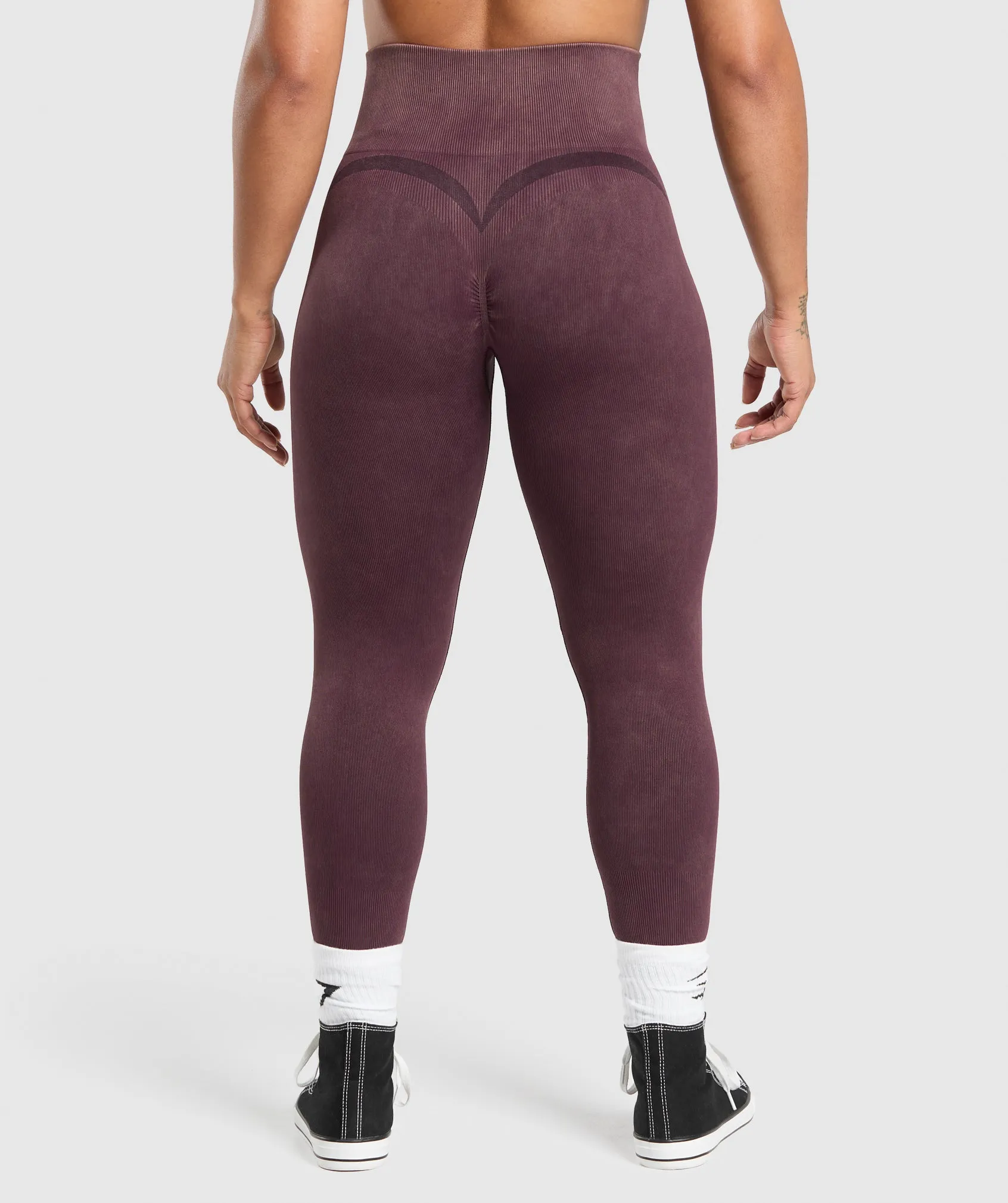 Gymshark Gains Seamless Leggings - Depth Purple