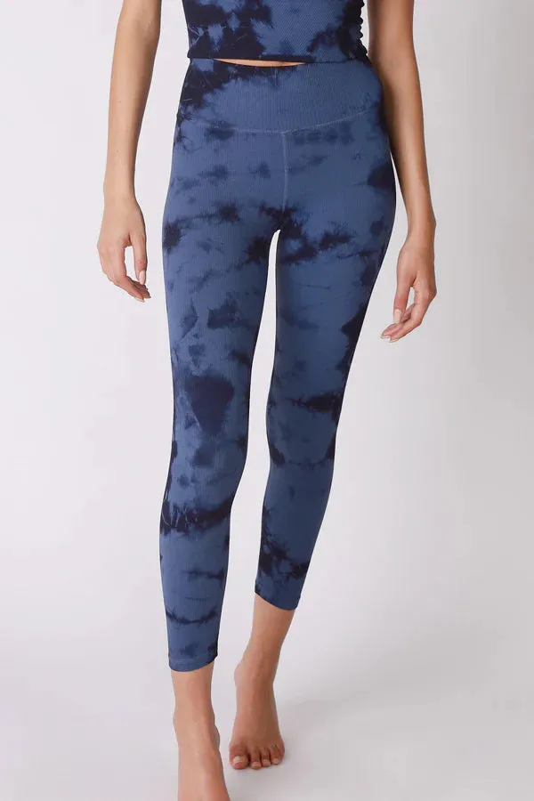 Haze Renee 7/8 Rib Legging, Maritime Blue Haze