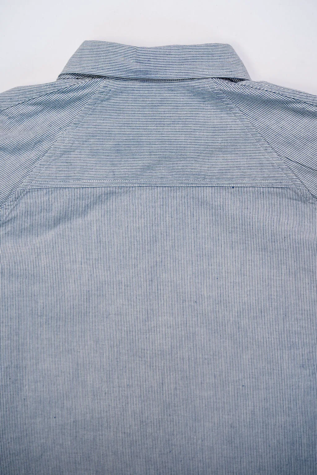 Heimat Textil Work Shirt - Ink/Seashell Pinstripe