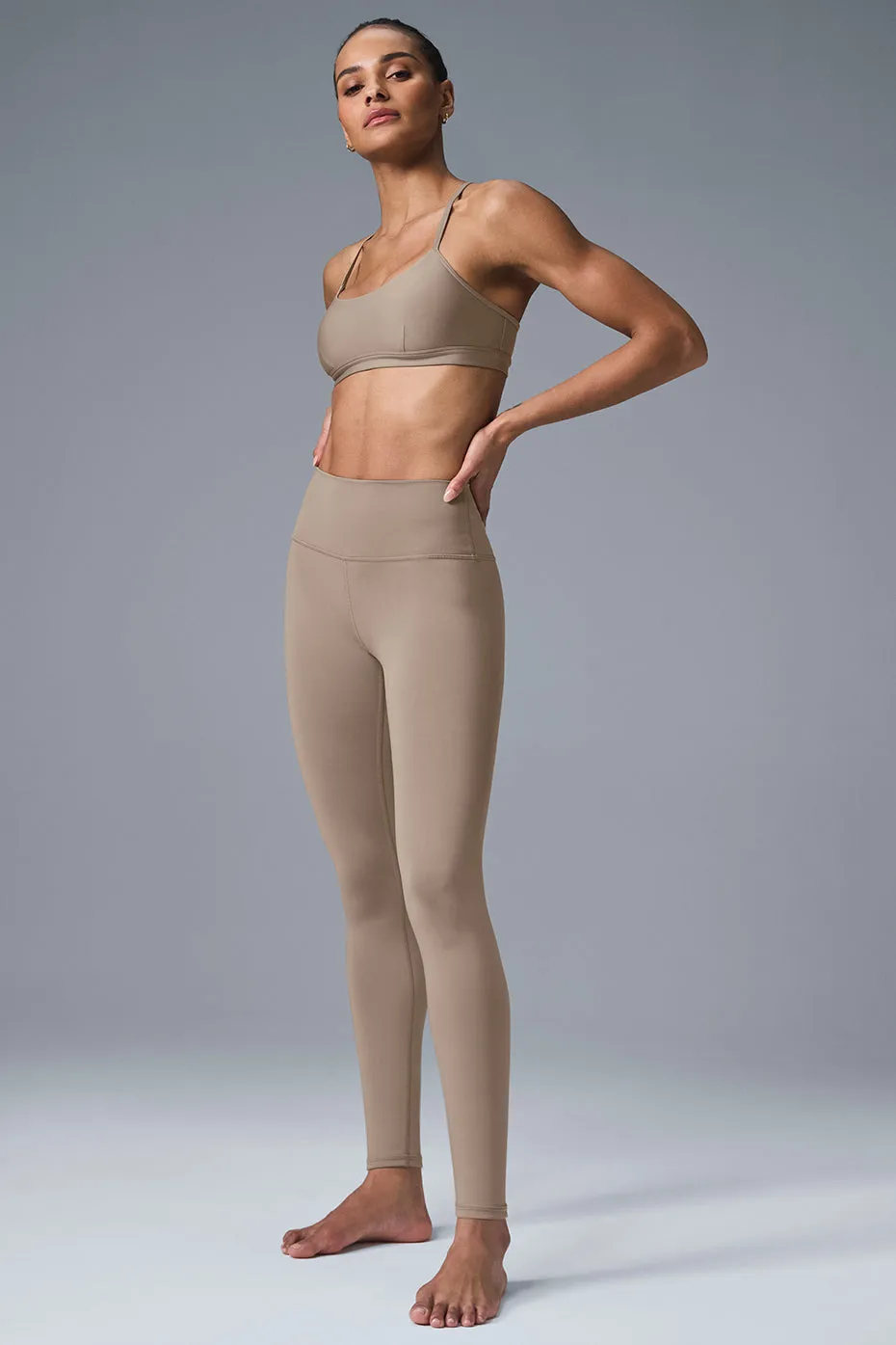 High-Waist Airlift Legging - Gravel