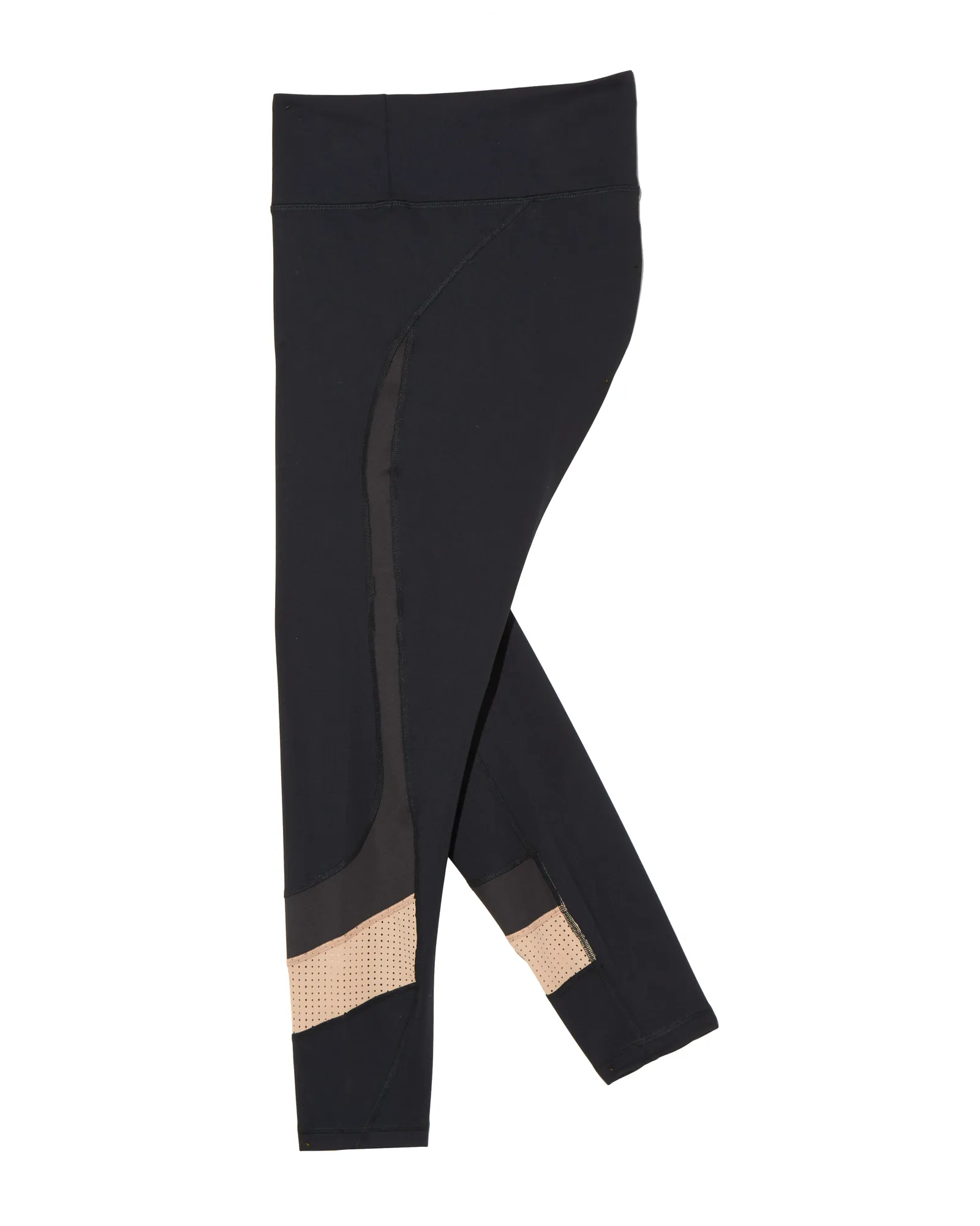 Hudson High Rise Leggings | Black / Tan