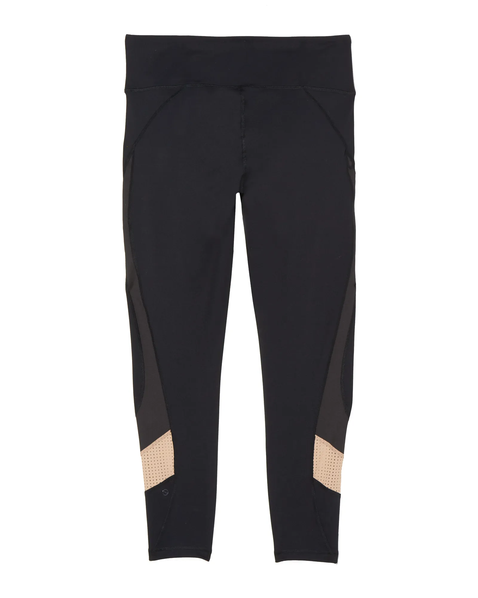 Hudson High Rise Leggings | Black / Tan