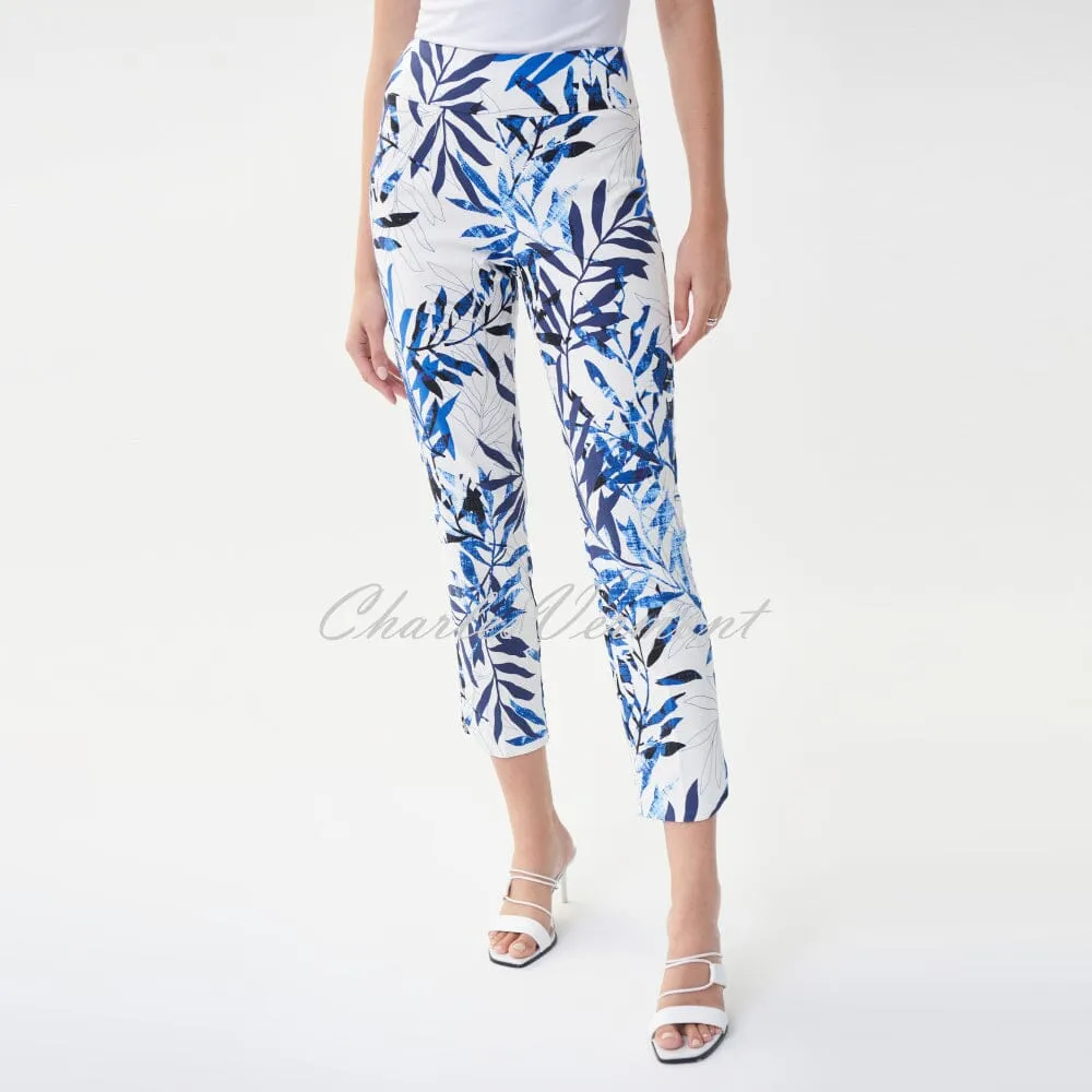 Joseph Ribkoff Trouser – Style 222010 (Leaf Print)