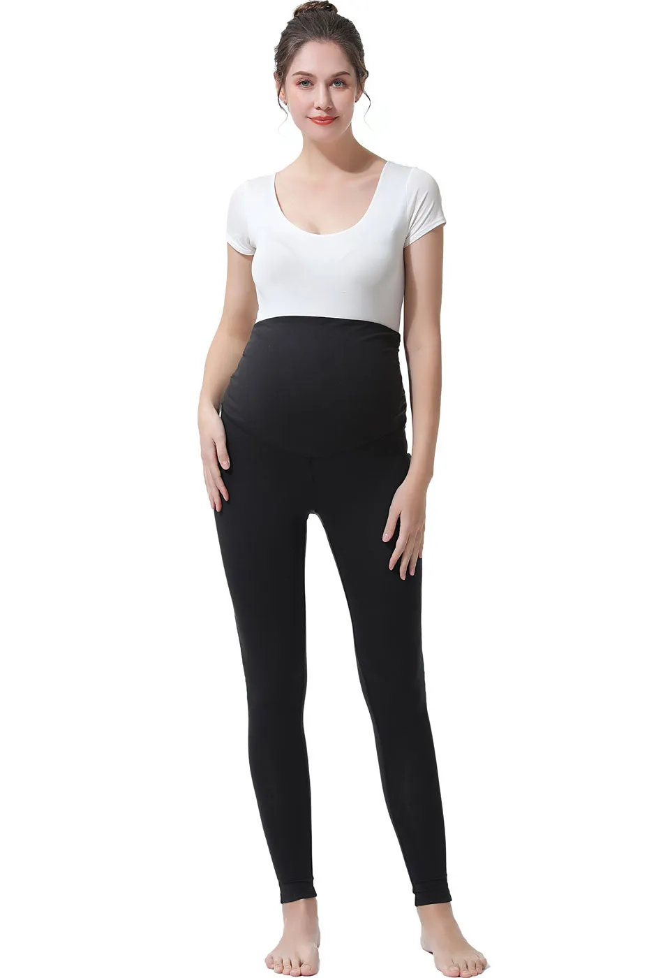 Kimi   Kai Maternity "Fey" Daily Essential Leggings (28" Inseam)