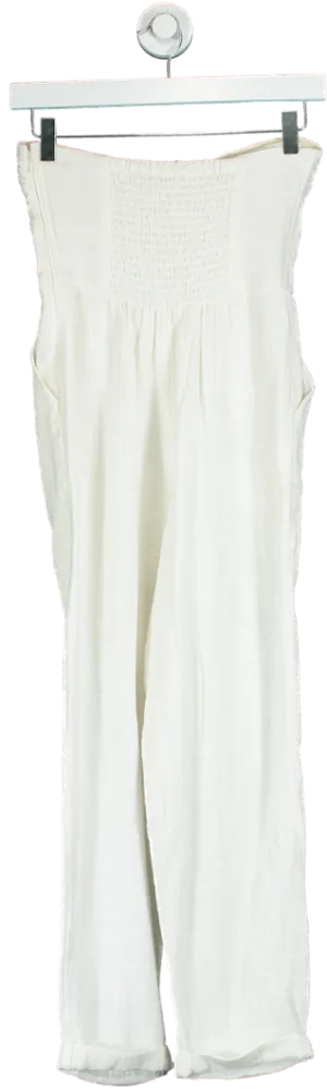 L Space White Gigi Strapless Jumper  UK XS