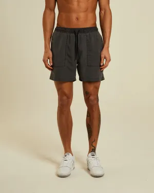 Lev Swim Shorts Washed Black