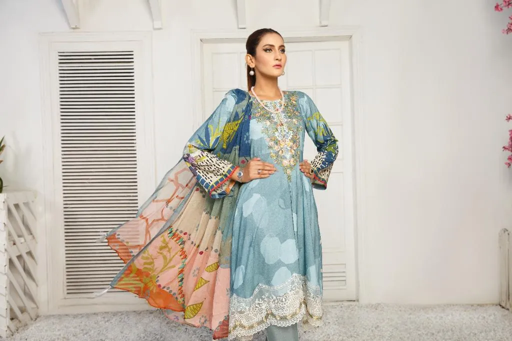 Maryam & Mariya's Linen Pret Luxury Collection - U-1343